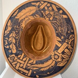 NEW never worn Hand burned RODEO faithful wide brim cowgirl western ready to go